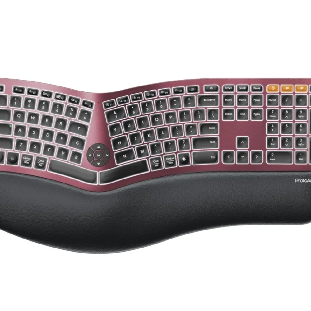 Ergonomic Keyboard Wrist Rest - Black and Gray